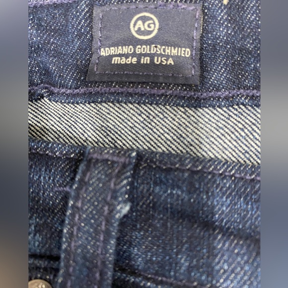 AG Adriano Goldshmied The Ballad Slim Boot Navy Blue size 31 - Picture 13 of 15